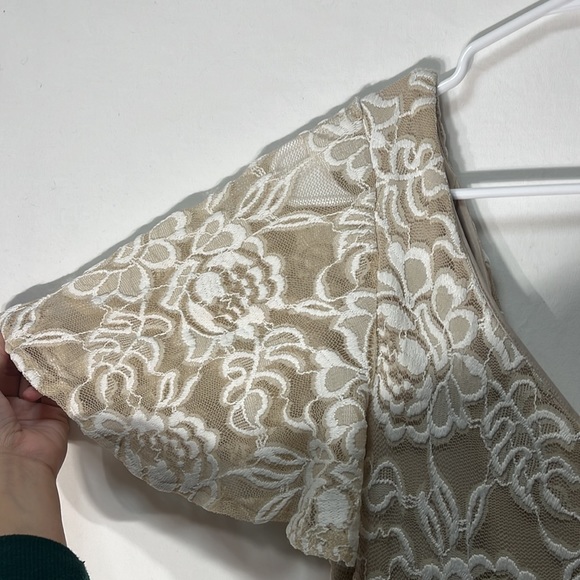 NWT Show Me Your Mumu White Lover's Lace Portia One Shoulder Maxi Dress Small - Picture 14 of 15